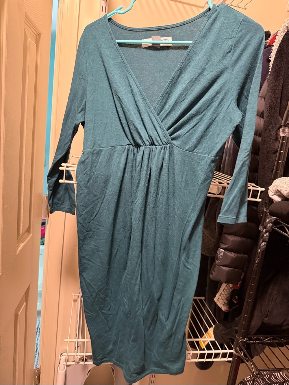 Old Navy Maternity Dress in Emerald